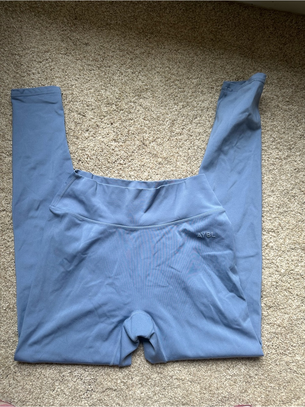 AYBL High-Rise Leggings in Dusty Blue Gray